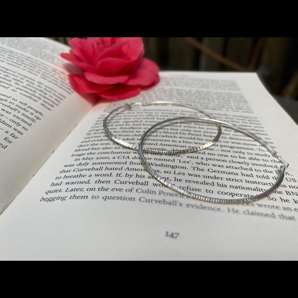 Hoop earrings .925